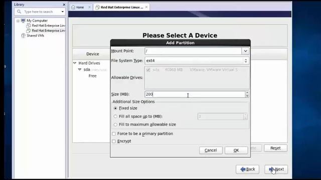 Installation of redhat linux 6 in vmware смотреть онлайн