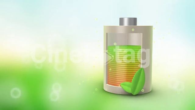Battery charging with eco energy stock footage | stock video | Cinefootage смотреть онлайн