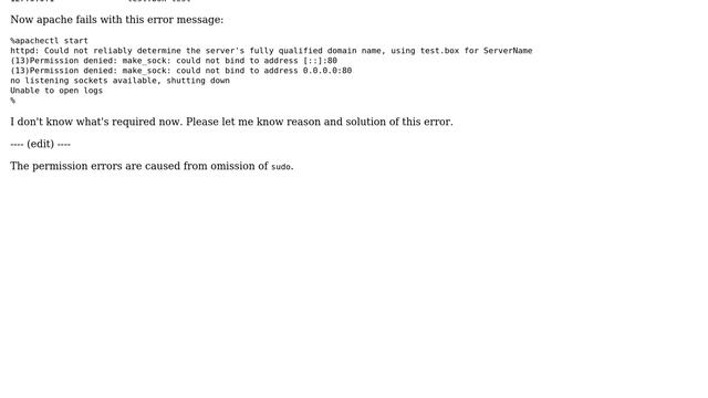 How to configure hostname for `apache22` package on FreeBSD? (2 Solutions!!) смотреть онлайн