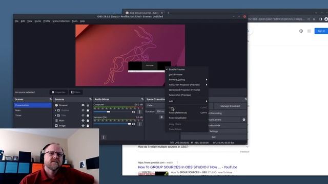 EP 5 Configuring titles and outline in OBS on linux смотреть онлайн