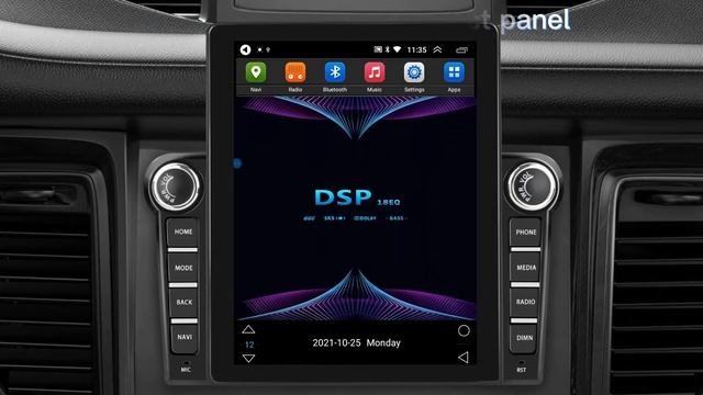 Android 10.1 2Din Car Stereo Radio 9.5''Vertical screen HD 1080P 2.5D (A2753)UI display+ mirror lin смотреть онлайн