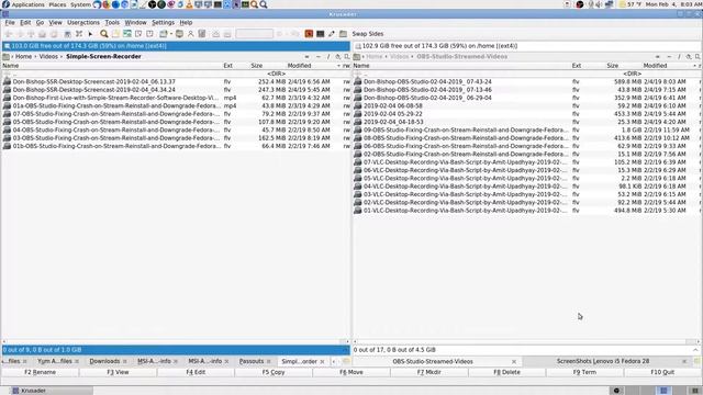 09 OBS Studio Setting Up After Revert v21 Fedora 28 Linux Live Stream смотреть онлайн