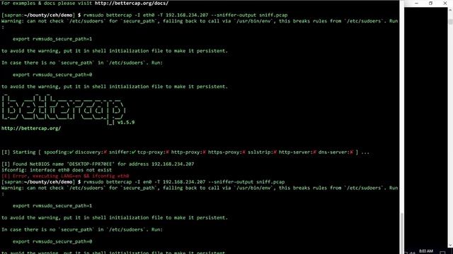 #30 How to use ettercap for hacking смотреть онлайн