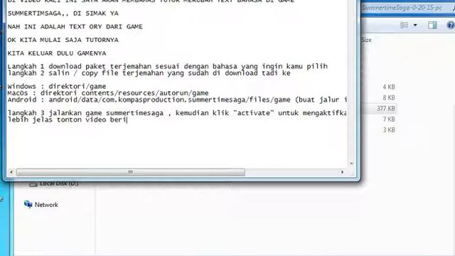 Cara rubah text Bahasa di Game SummertimeSaga смотреть онлайн