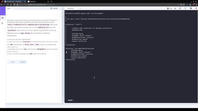 Kodekloud Engineer: PAM Authentication For Apache смотреть онлайн