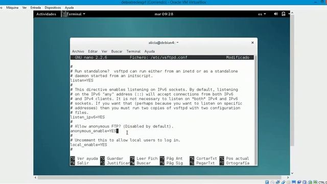 servidor ftp debian смотреть онлайн