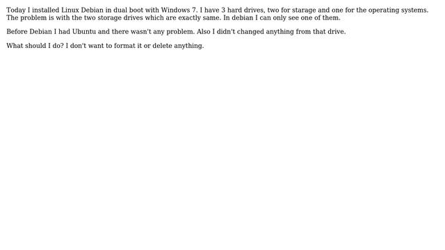 Debian can't see one of my hard drives (2 Solutions!!) смотреть онлайн