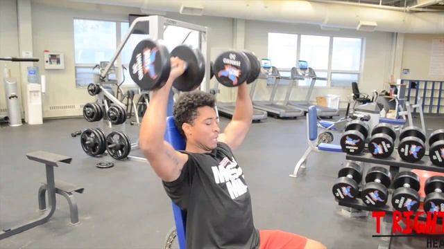 Tutorial | Seated Dumbbell Press смотреть онлайн