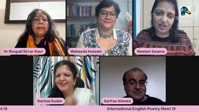 International English Poetry Meet -19 : Poems by Roopali, Sarfaraz, Waheeda, Garima, Neelam смотреть онлайн