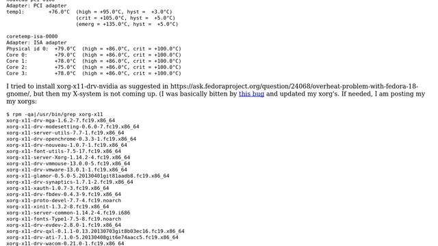 overheating fedora 19 gnome смотреть онлайн