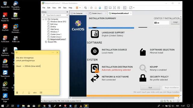 |Tuttorial| Cara Install Linux CentOS 7 Minimal смотреть онлайн