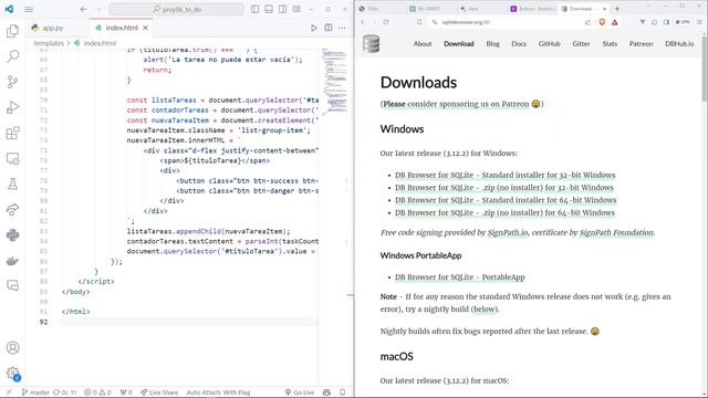 94: PROYECTO 6 Qué es SQLite, DB Browser for SQLite y Creación de la Tabla todo para las Tareas смотреть онлайн