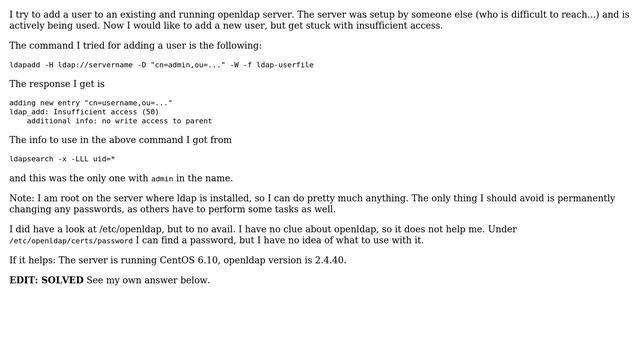 add ldap user to existing openldap server (2 Solutions!!) смотреть онлайн