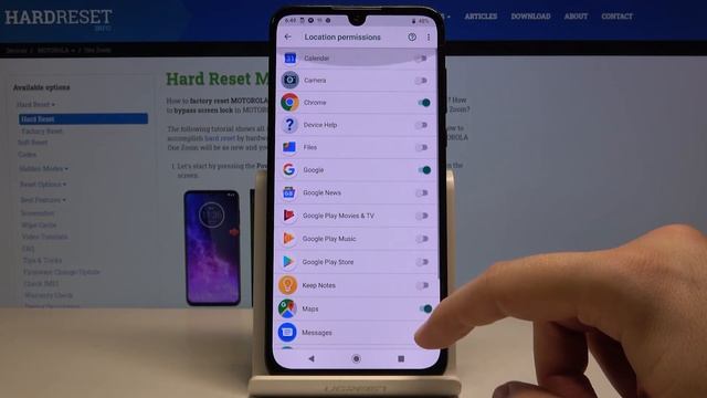 How to Add App Permissions in MOTOROLA One Zoom – Change App Permissions смотреть онлайн
