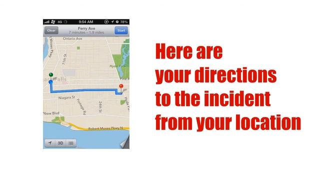 Turn by Turn Directions - iPhone - 911 Emergency Call Manager смотреть онлайн