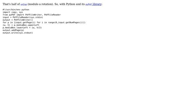 Unix & Linux: How can I print half of a page to a pdf file? (5 Solutions!!) смотреть онлайн