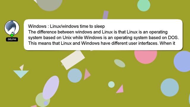 Windows : Linux/windows time to sleep смотреть онлайн