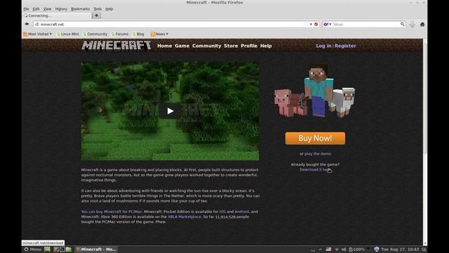 how to install minecraft on linux смотреть онлайн