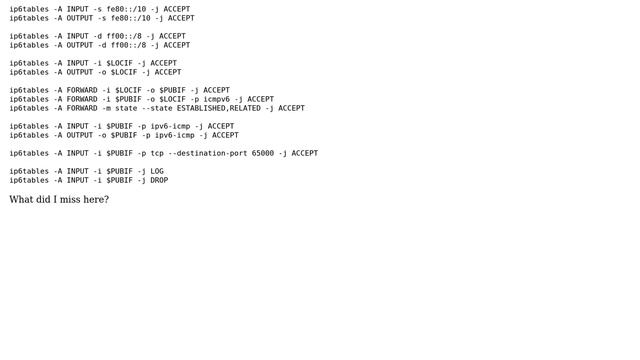 DevOps & SysAdmins: IPv6 firewall on Linux router смотреть онлайн