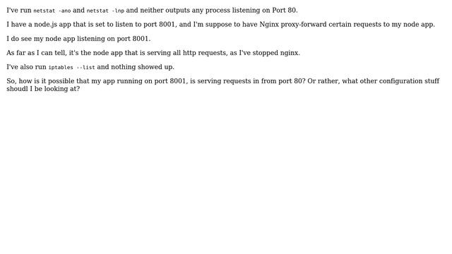 Not sure what app is serving HTTP Port 80 on my linux machine? смотреть онлайн