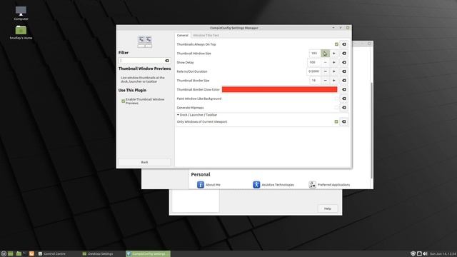 Linux Mint 20 Mate, Panel Thumbnail Preview (turn it off) смотреть онлайн