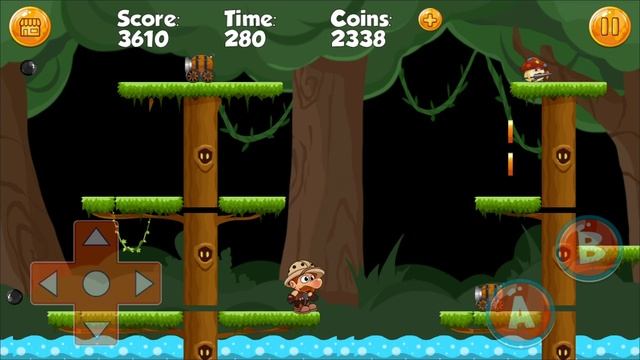 Deno's World - Jungle Adventure - Gameplay #8 level 36-40 + BOSS (Android) смотреть онлайн
