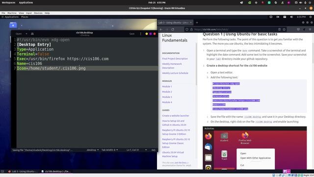 Create a desktop shortcut for the cis106 website смотреть онлайн