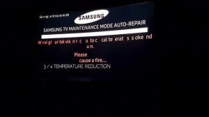 Samsung Smart TV 2012 series Killscreen (on a real tv)