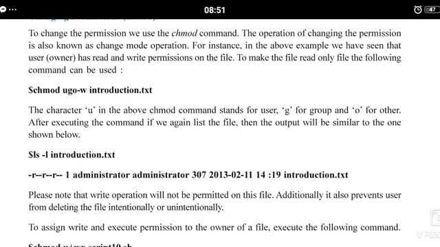 11th chap 6 | Topic - Changeing Permission chmod смотреть онлайн