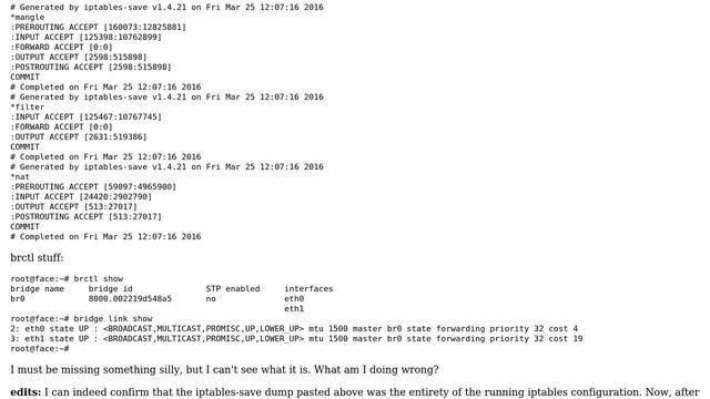 Unix & Linux: Packets not moving through linux ethernet bridge (2 Solutions!!) смотреть онлайн