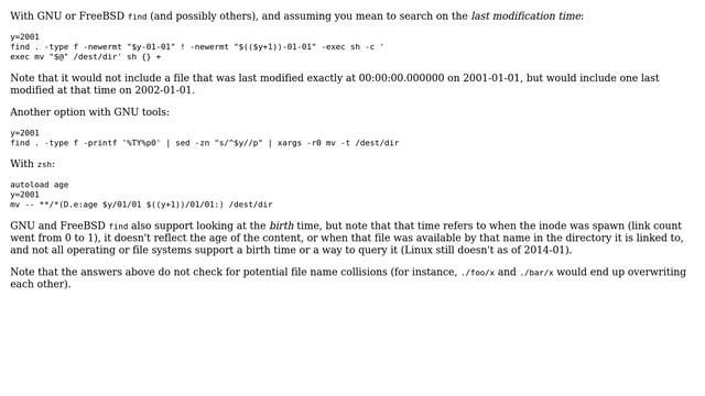 Need a command sequence that will move files from one directory to another based on a particular... смотреть онлайн