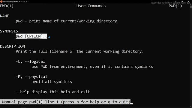 Man Command in Linux || Bash Scripting || Shell Scripting || By Designer Code смотреть онлайн