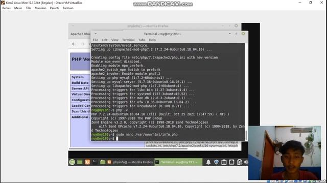 instalasi LAMP di Linux Mint 19.2 (Sanusi Mi-1120) смотреть онлайн