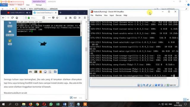 tutorial install FreeBSD dan XFCE di Virtualbox смотреть онлайн