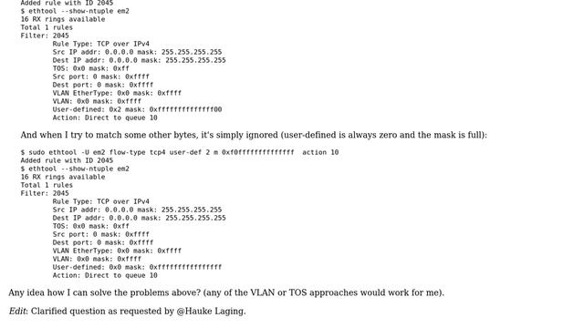 Unix & Linux: Using ethtool filters to balance NIC queues смотреть онлайн