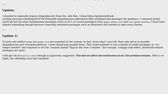 Unix & Linux: How to get rid of the \*Personal File Sharing\* bar in Nautilus? (2 Solutions!!) смотреть онлайн