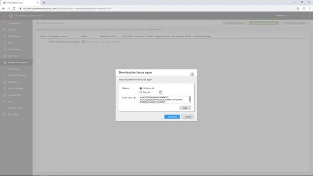 Downloading and Installing a Secure Agent on Windows смотреть онлайн