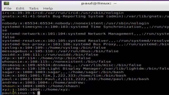 How to list users in Unix смотреть онлайн