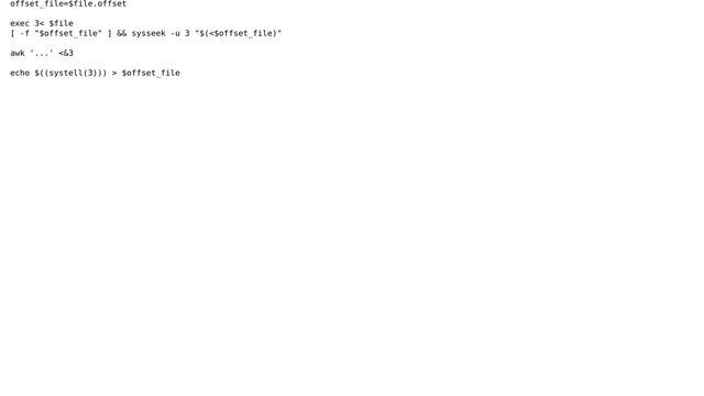 Unix & Linux: resume reading a log file from the point I left it last time (3 Solutions!!) смотреть онлайн