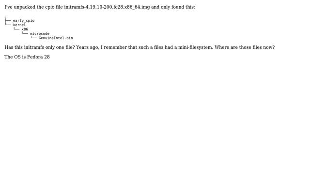 Unix & Linux: Content of initramfs смотреть онлайн