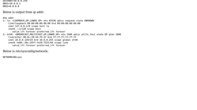 In Fedora 18, when updating ifcfg-eth0, the new settings do not apply (2 Solutions!!) смотреть онлайн