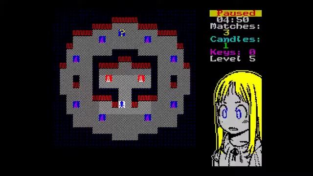 Yumiko in the Haunted Mansion: ZX Spectrum 128k ( 2012 Made Game( game Play)) смотреть онлайн