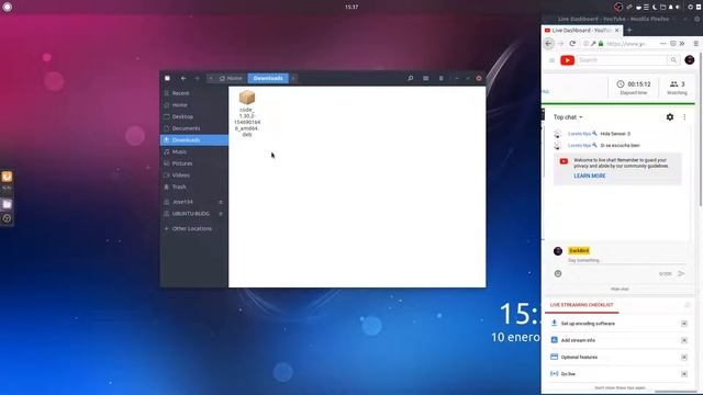 Testing OBS on Linux смотреть онлайн