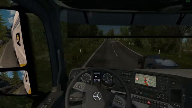 ETS 2 1.35 - MERCEDES AROCS SLT - KNAPEN K100 TRAİLER смотреть онлайн
