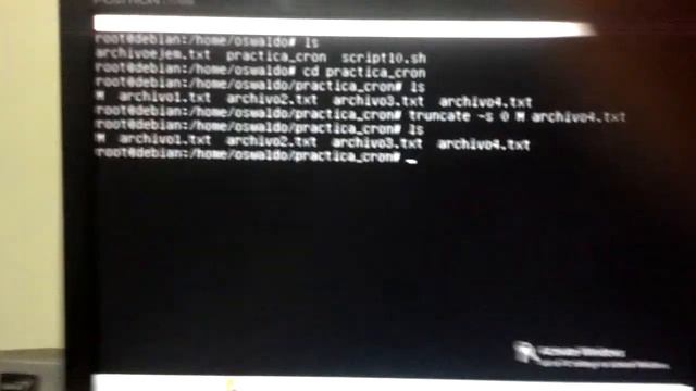 Practica truncate + crontab - Linux debian смотреть онлайн
