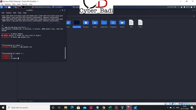 Mkdir and rmdir CMD in Kali linux смотреть онлайн