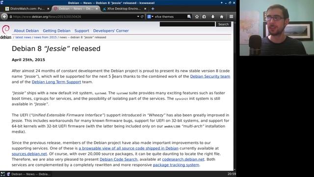 Debian 8 0 'Jessie' Linux Distribution, First Impressions Review смотреть онлайн