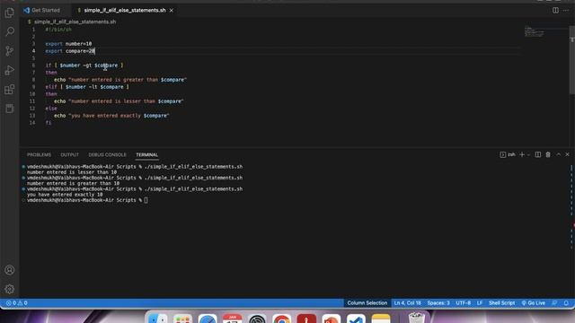 Shell Scripting if elif else #unix #unixcommands #linux How to make use of if elif else in script? смотреть онлайн