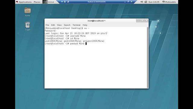 How to create User Account & password, Change password and Delete User account in Red Hat Linux смотреть онлайн