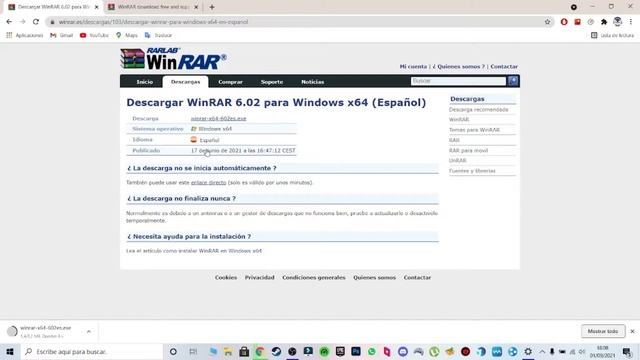 Como Descargar e Instalar WinRAR para Pc Windows 10 смотреть онлайн